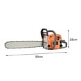 thumbnail image 5 of Floseru 20'' Top Handle Gas Chainsaw – 2-Stroke 2000W 8500rpm 58cc Quick Start for Tree Trimming, Wood Cutting & Yard Maintenance, 5 of 7