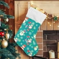 thumbnail image 5 of Coolnut Christmas Stocking Personalized Christmas Snowman Large Candy Stocking Hanging Gift Xmas Stockings Decoration 2PCS for Family Holiday Party Ornaments Decor Fireplace, 5 of 7
