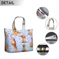 thumbnail image 3 of Dog Lover Gift Travel Bag, Cute Puppy Pattern Weekender Tote, Lightweight Duffel for Weekend Getaways, 3 of 5