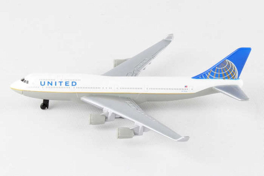 Daron United Airlines Single Plane B747 RT6264 Die Cast Metal New Livery 