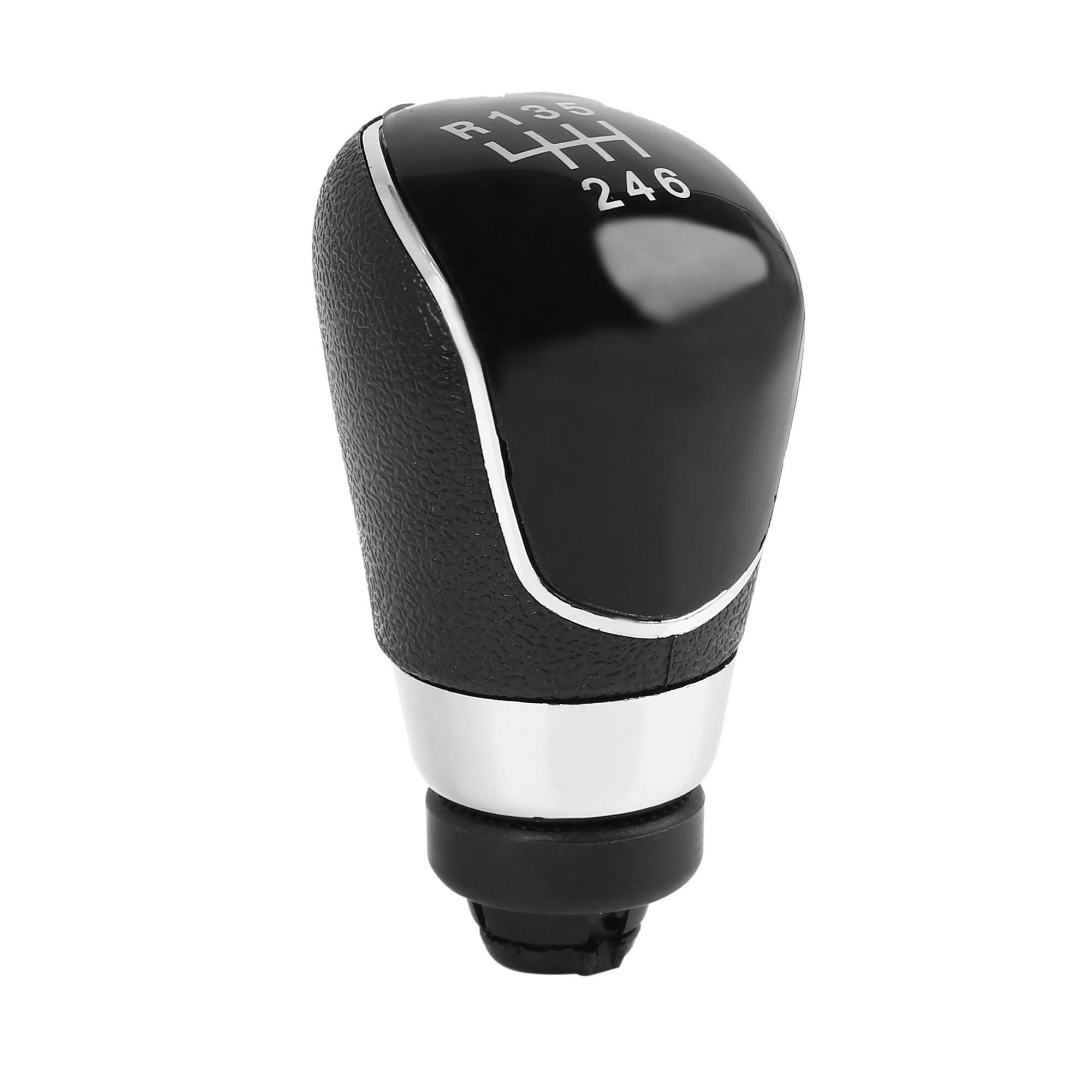 Car Manual 6Speed Gear Stick Shift Knob Lever Cover Plastic Black for