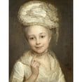 thumbnail image 2 of Nicolas Bernard Lépicié 15x18 Black Ornate Wood Framed Double Matted Museum Art Print Titled - Emilie Protected (1760-1794) (1769), 2 of 5
