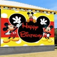 thumbnail image 6 of Mickey & Minnie Birthday Backdrop - Vibrant Polyester Party Banner with "HAPPY BIRTHDAY" Design, Ideal for Indoor/Outdoor Celebrations, Suitable for All Seasons, Birthday Party Decorations, 6 of 6