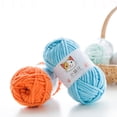 thumbnail image 3 of HEVIRGO Fil de Crochet Coloré DIY Polyester Texture Claire Accessoires de Vêtements, 3 of 10