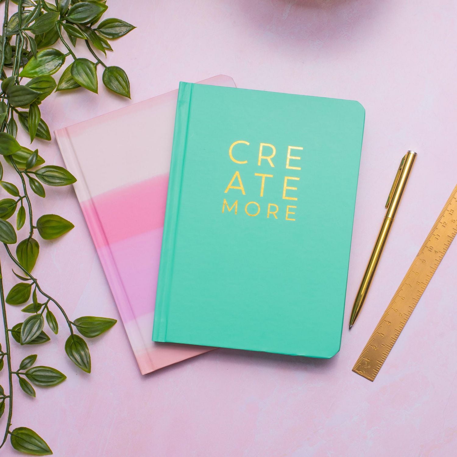 Think Ink Small Hard Bound Journal Teal