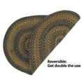 thumbnail image 3 of Jute Braided Rug, Black 4 x 6' Oval Rug, Suitable for Kitchen, Living Room, Country & Primitive Reversible Rug, 3 of 5