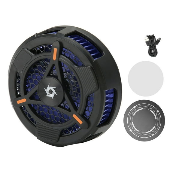 Tablet Cooler for Magnetic Phone Cooling Fan Magnetic Tablet Cooler for IOS Tablet Two Levels Adjustable Efficient Cooling Type C Interface Universal Phone Cooler