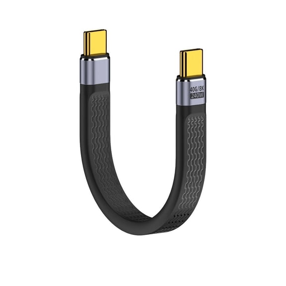 E-Marker Chip Fast Charging 8K 60HZ 40Gbps Extension Line Data Cable USB C to Type C Cord USB4.0 Cable