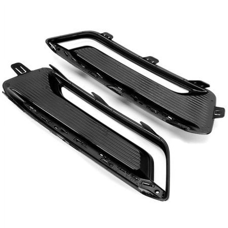 HECASA Fog Light & Bezel Kit For 2006-2016 Chevy Impala - Replacement Pair With Trim Covers