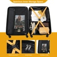 thumbnail image 2 of 3-Piece Nested Spinner Suitcase Luggage Set with TSA Lock, 2 of 6