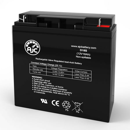 Compaq 242689-006 12V 18Ah UPS Battery - This Is an AJC Brand Replacement