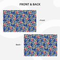 thumbnail image 4 of Rocae Cute Popcorn Printed Heat Resistant Place Mats,Classic Hemstitch Cloth Fabric Placemats Imitation Linen Place Mat Table Mats 18x12 inch, 4 of 9