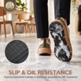 thumbnail image 2 of R CORD Non Slip Work Shoes for Women in Food Service - Waterproof Sneakers for Restaurant Chefs and Nurses - Comfortable Breathable Standing All Day Long Zapatos Antideslizantes para Mujer Khaki 6, 2 of 6