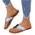 thumbnail image 5 of AXXD Women Sandals Clearance 9.5 New Summer Flat Shoes Casual Slip-Toe Sandals Clip Toe, 5 of 5