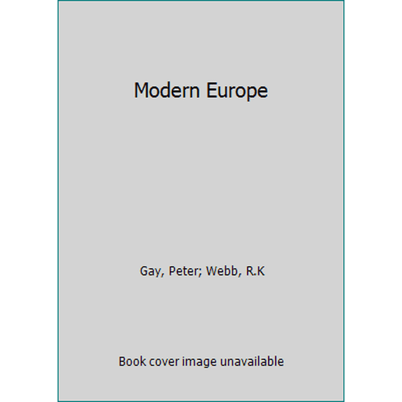 Pre-Owned Modern Europe (Hardcover) 0060422858 9780060422851