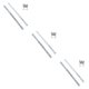 thumbnail image 1 of 1/3/5 2pack/lot Groove Drawer Runners Slitstarka och mångsidiga 3Set, 1 of 5