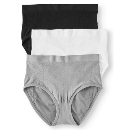 Low Waist Hip Brief - Women's 3 Pack Seamless High Waist Shaping Brief