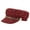 Red, variant on Womens classical Cap Military Cadet Trucker Peaked Urban Hat Adjustable Cap