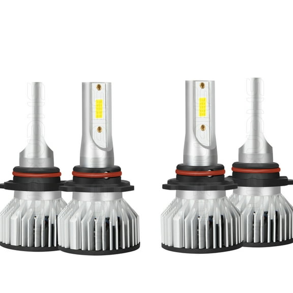 9005 9006 LED White Headlight Hi/Lo Beam Combo Bulbs For Geo Prizm 1993-1997