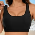 thumbnail image 5 of Gubotare Swimsuit Tops for Women Full Coverage Sport Swim Bra Bikini Top Square Neck Bathing Suit 2025 Sexy Comfy Swimwear(Black,M), 5 of 7