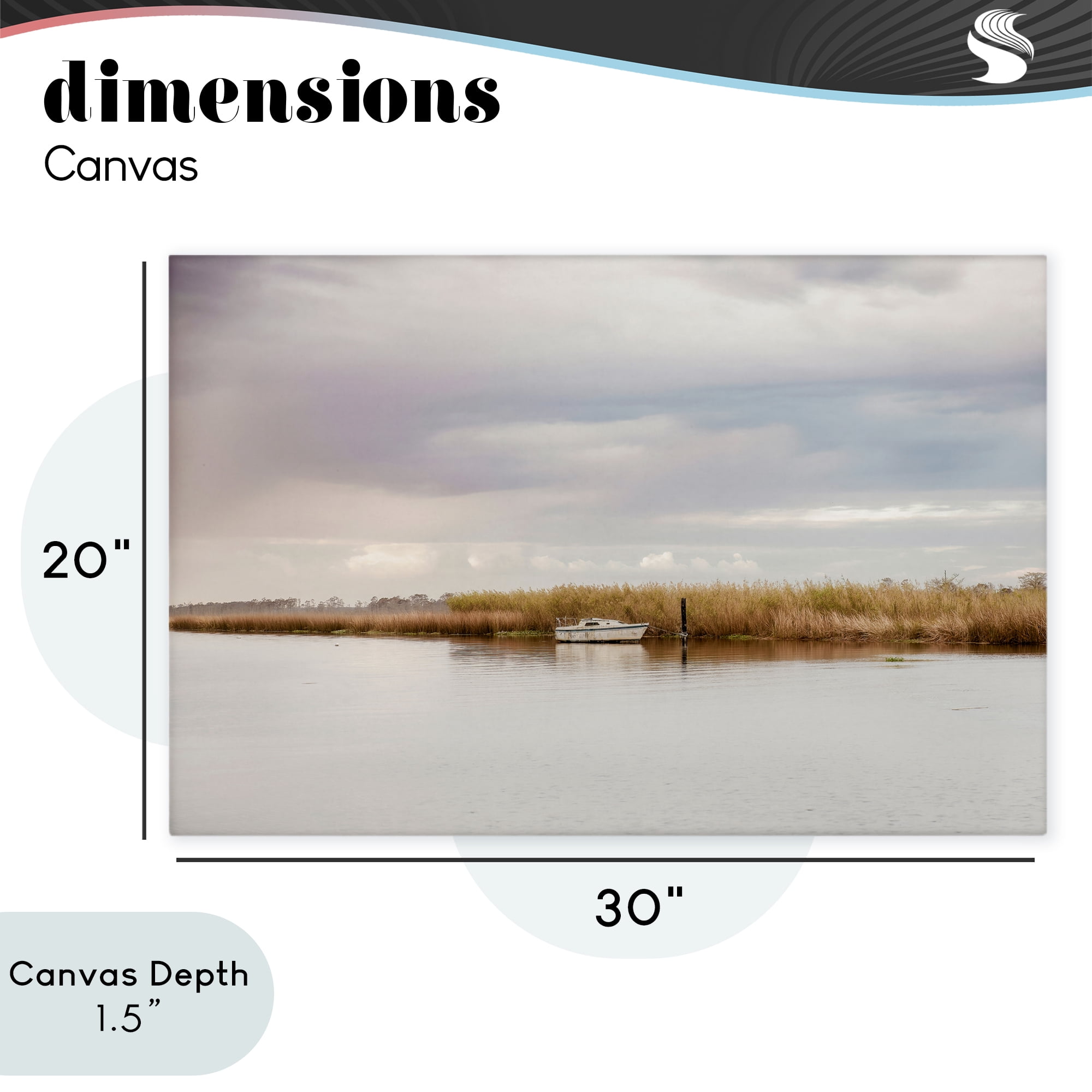 Stupell Industries Magical Mooring Landscape Canvas Wall Art, design by Christy Berry