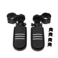 thumbnail image 4 of sweethay 1 par de reposapiés para motocicleta, pedales, estriberas para motocicleta, repuestos plateados Vehículos, repuestos y accesorios Mis Negro sweethay VI002331-01, 4 of 6