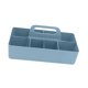 thumbnail image 1 of Organizador de caja apilable de caja portátil Organizador de maquillaje de 8 Compartimentos de limpieza con mango Bin de canasta dividida para Azul, 1 of 8