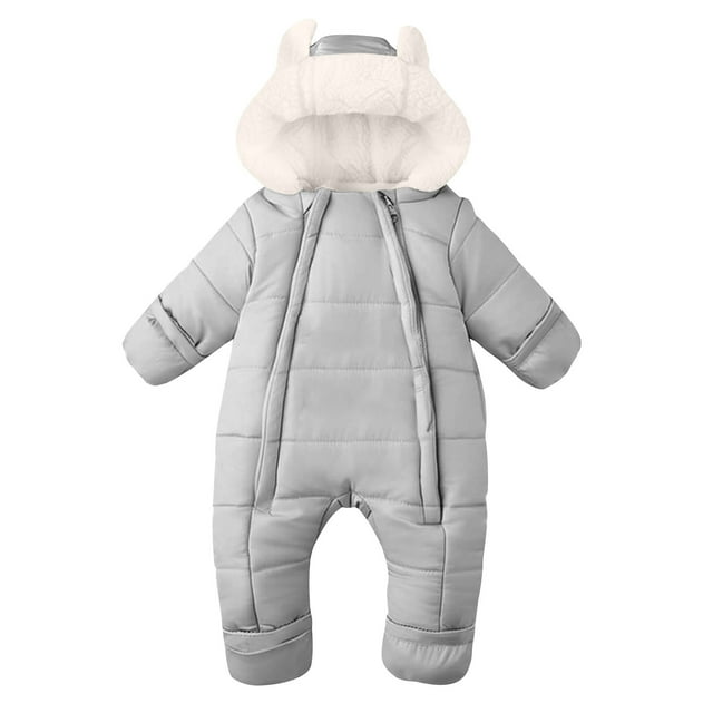 Combinaison à Capuche d'Hiver pour Enfants Motif Ours Veste Chaude (Garçons)