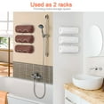 thumbnail image 6 of Auledio Towel Rack, Towel Rack Wall Mounted Wine Rack Holder Storage with 6 Compartments for Kitchen Bathroom Hoom Decor- White Halloween Home Decorations Gift, 6 of 7