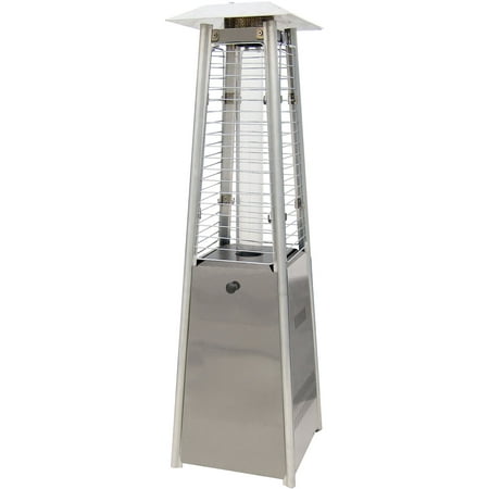 Hanover HAN201SS Mini Pyramid Tabletop Propane Patio Heater in Stainless