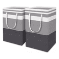 thumbnail image 1 of Cesto Grande Para Ropa Sucia Y Lavandería Plegable 75l 4pcs Malubero Gris, 1 of 5