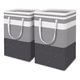 thumbnail image 1 of Cesto Grande Para Ropa Sucia Y Lavandería Plegable 75l 4pcs Malubero Gris, 1 of 5