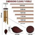 thumbnail image 6 of Wind Chimes, Wind Chimes for Outdoors, Wind Chime Decor for Garden, Great Memorial Gifts (30inches), 6 of 8