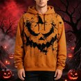 thumbnail image 2 of CONROSES Mens Halloween Hoodies Ghost Face Graphic Long Sleeve Hallowmas Pullover Hoodie for Men Warm Fall Winter Hooded Sweatshirts with Pocket, 2 of 4