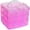 Pink, variant on Craft Storage Box with Compartments, 3-Tier 18 Sections Transparent Stackable Plastic Box Organiser with Handle,Adjustable Compartment Slots Practical Sorting Box for Crafts,Sewing Accessories(Blue)