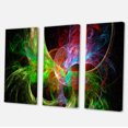 thumbnail image 2 of Designart 'Multi Color Fractal Abstract Design ' Abstract Canvas Art Print, 2 of 3