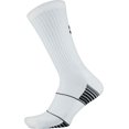 thumbnail image 3 of Under Armour 730-U4565P1-170 White/Black Men's Size 4-8 Women's 6-9 Crew Socks, 3 of 4