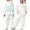 White, variant on WOYY Toddler Girls Hearts Print Hoodie and Jogger Sweatpants Set 2Pcs Outfits, Sizes 2-3T