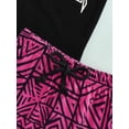 thumbnail image 6 of Franhais Toddler Baby Boys Casual Suit, Letter Printed Sleeveless Tops+Geometric Printed Short Pants, 6 of 8