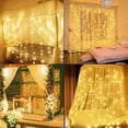 thumbnail image 5 of Guirnalda de cortina de 3x3m en la ventana, guirnaldas de luces alimentadas por USB con control remoto, guirnalda de luces Led de Año Nuevo, decoración navideña, 5 of 5
