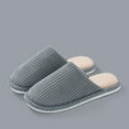 thumbnail image 5 of Kilaqueen Comfy Indoor Scuff Slippers for Women and Men, Memory Foam Slip On Cotton Slippers Cozy Winter Warm Slippers Soft Terry Cloth Breathable House Shoes, 5 of 5