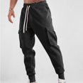 thumbnail image 5 of Pantalones deportivos de algodón para hombre, pantalones deportivos lisos para hombre, pantalones cortos de otoño e invierno, Harajuku, nuevos artículos en Joker, ropa de calle deportiva, 5 of 5