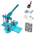 thumbnail image 1 of ChiButtons Button Maker KIT 37mm (1.5") Badge Press Machine-B400 + 37mm (1.5") Round Die Moulds + 200 set Button Components + Handling Cutter (Blue-New), 1 of 9