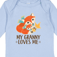 thumbnail image 4 of Inktastic Granny Loves Me Gift Fox Boys or Girls Long Sleeve Baby Bodysuit, 4 of 5