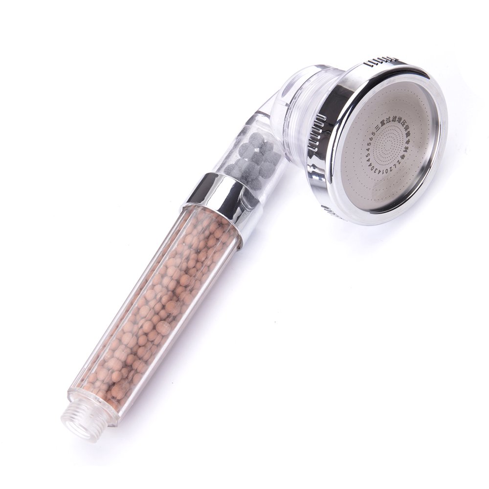 NK HOME 3Mode Hand Held Shower Head Adjustable Rainfall Showerhead