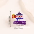 thumbnail image 2 of Yoyauz Christmas Hair Clip For Women, Christmas Tree Snowman Santa Claus Winter Strong Grip Clip, Suitable For Thick And Fine Hair Acrylic Hair Clip, 2 of 6