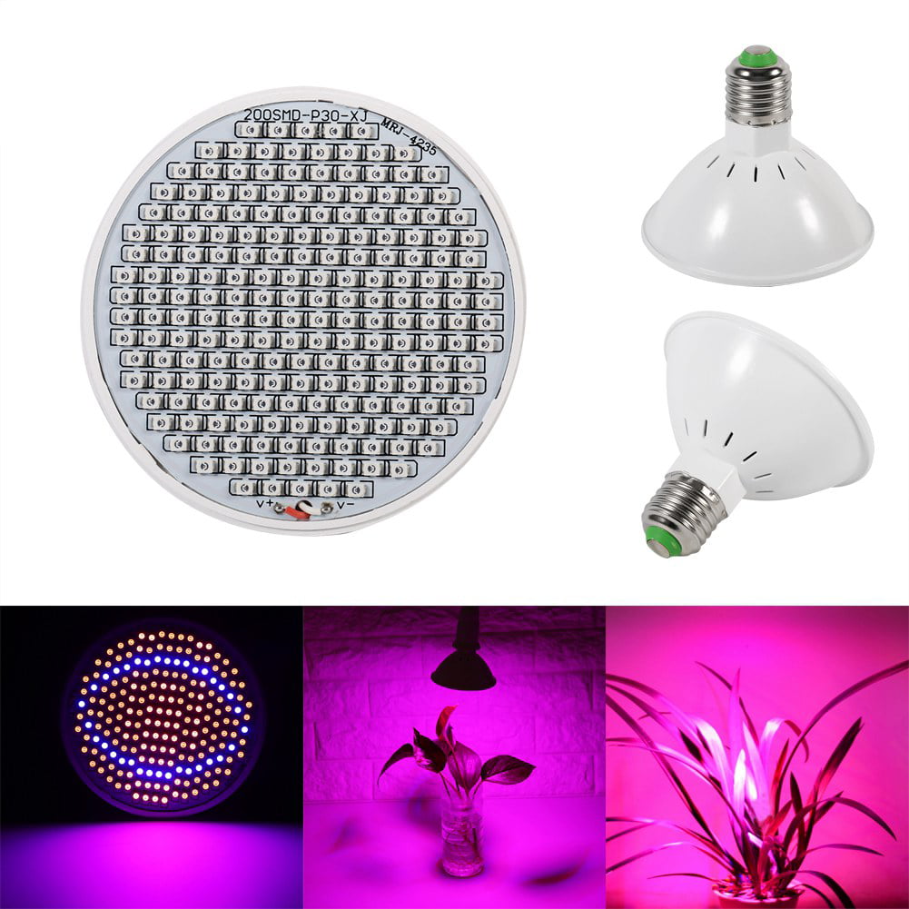 Details about   200 LED E27 Plant Grow Light lamp flower Growing Lights Bulbs Hydroponics