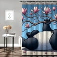 thumbnail image 2 of Orinice Panda Flowers Bathroom Decor Set Colorful Luxurious Graphic Print Polyester Fabric Fashion Shower Curtain Set 60x72, 2 of 7