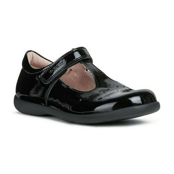 Geox Girls Naimara T-Bar Leather Ballerina Flats