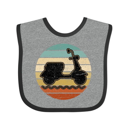 

Inktastic Scooter Motor Bike Cycling Gift Baby Boy or Baby Girl Bib